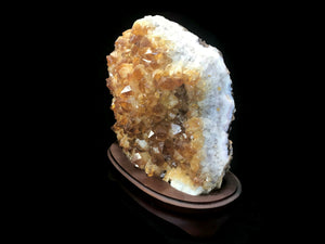 Rich Amber Citrine Crystal Cluster
