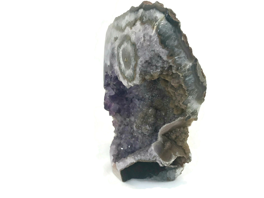 Amethyst w/ Eye & Calcite