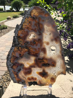 Night and Day Agate Slice