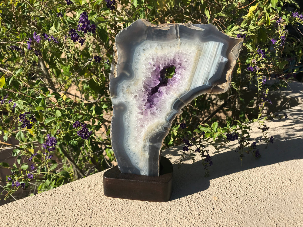 Brazilian Amethyst w/ Agate