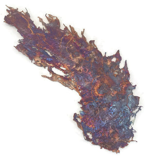 Textured Rainbow Copper Splash