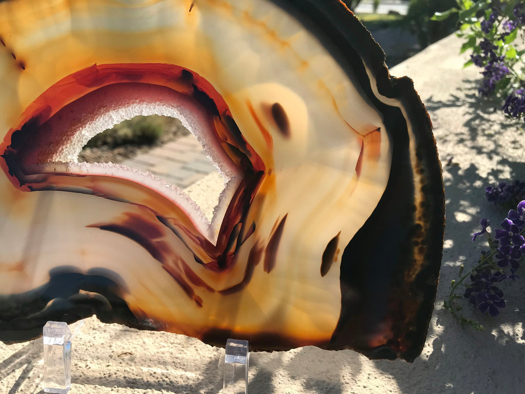 Crystal Lined Agate Slice
