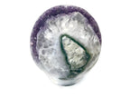Green Banded Amethyst Crystal Sphere