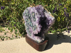 Green Eyed Agate /Amethyst Cluster