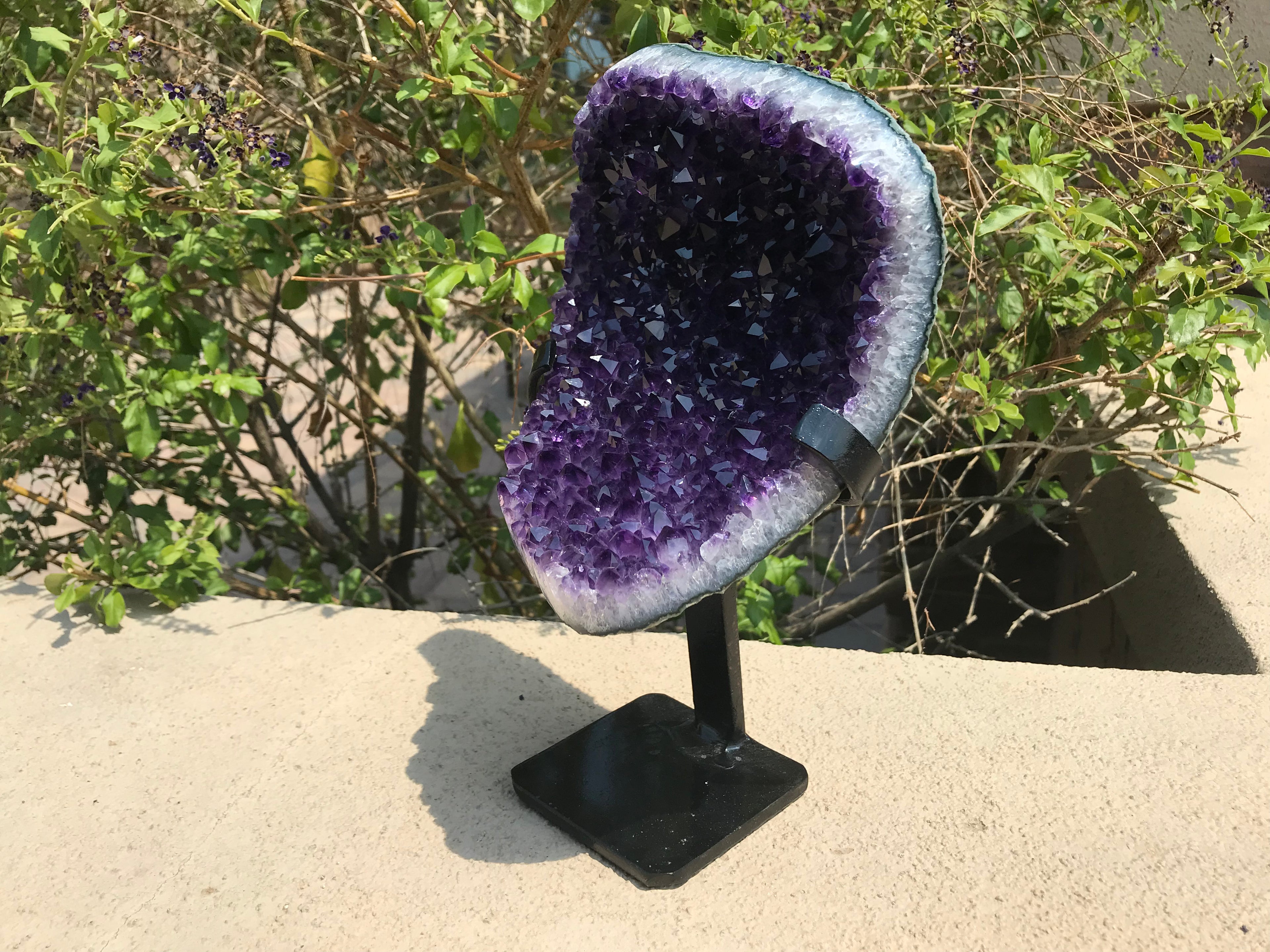 Pristine Crystal Faced Amethyst Freeform