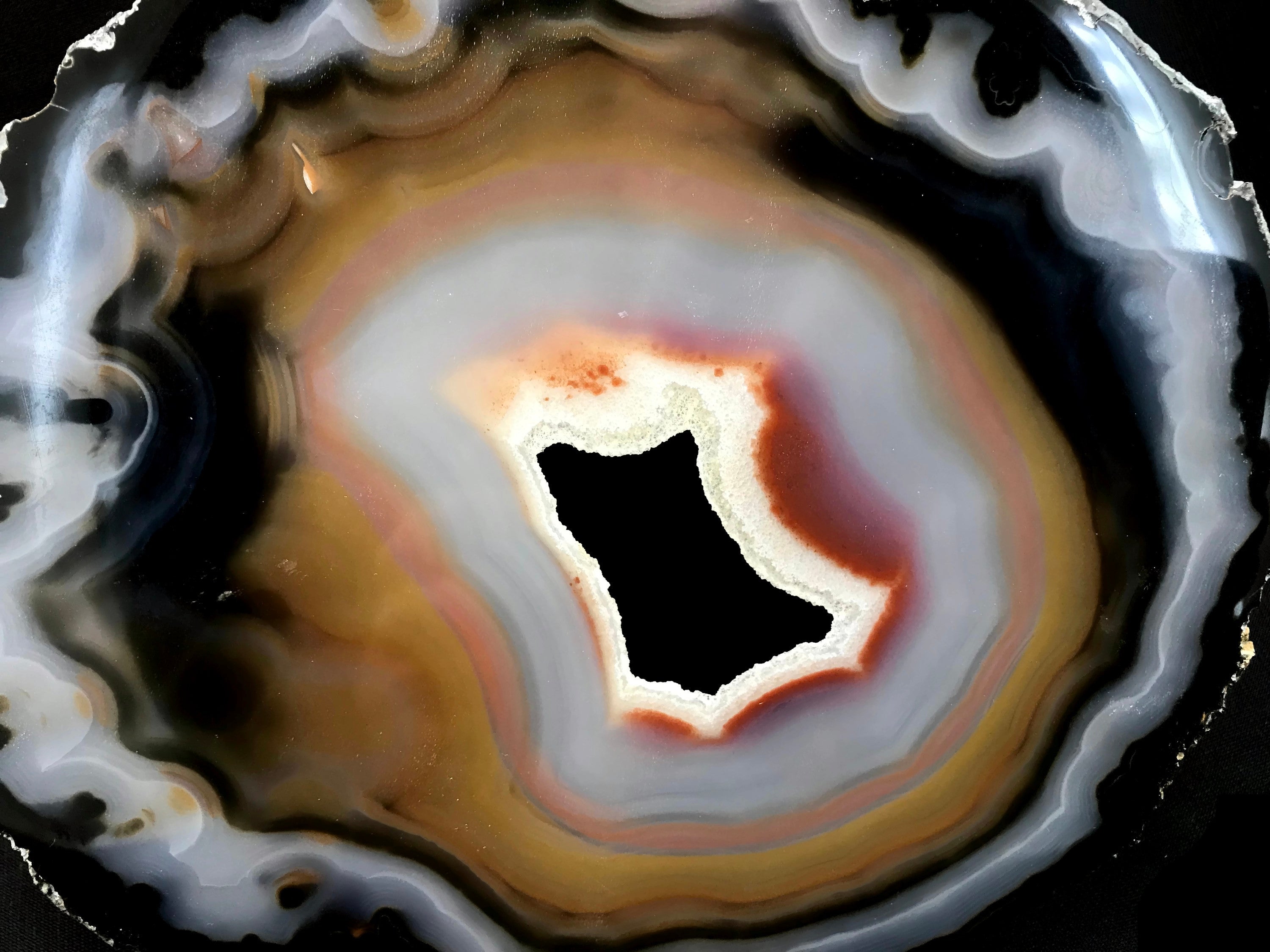 Multicolored Brazilian Agate Slice