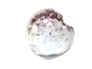 Lavender Amethyst with Agate Sphere