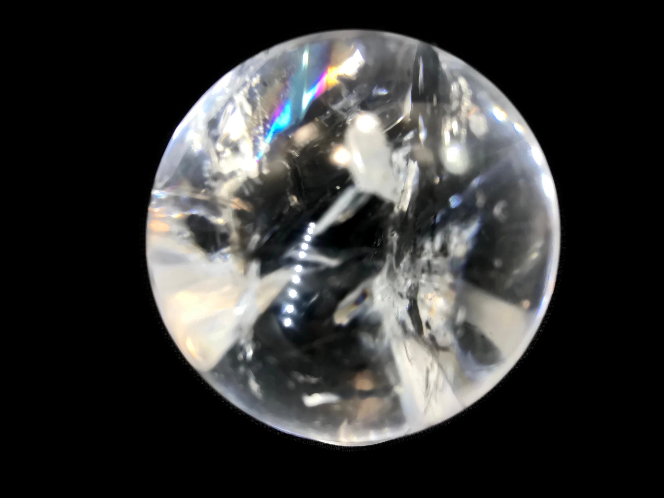 Rainbow Quartz Crystal Sphere