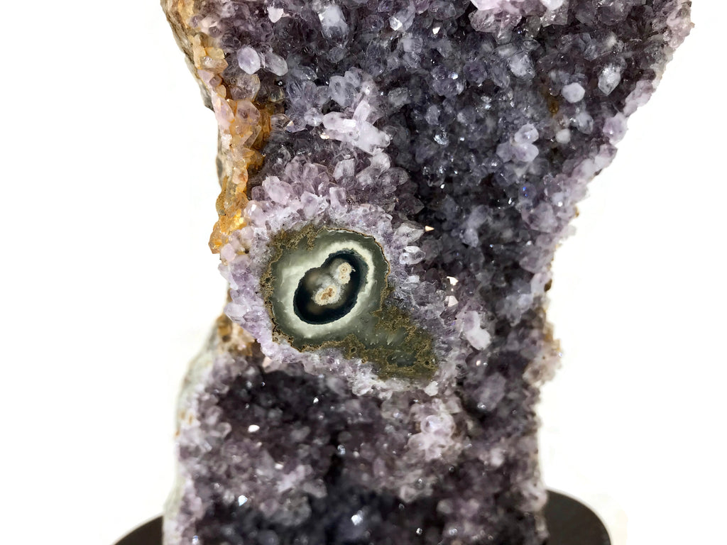 Green Eyed Uruguayan Amethyst Cluster