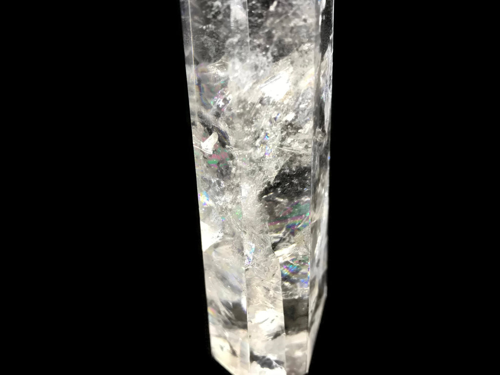 Tower of Clear Quartz Crystal with Inclusions