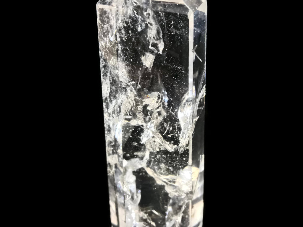 Tower of Clear Quartz Crystal with Inclusions