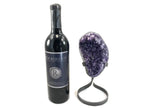 Green Agate Trimmed Amethyst