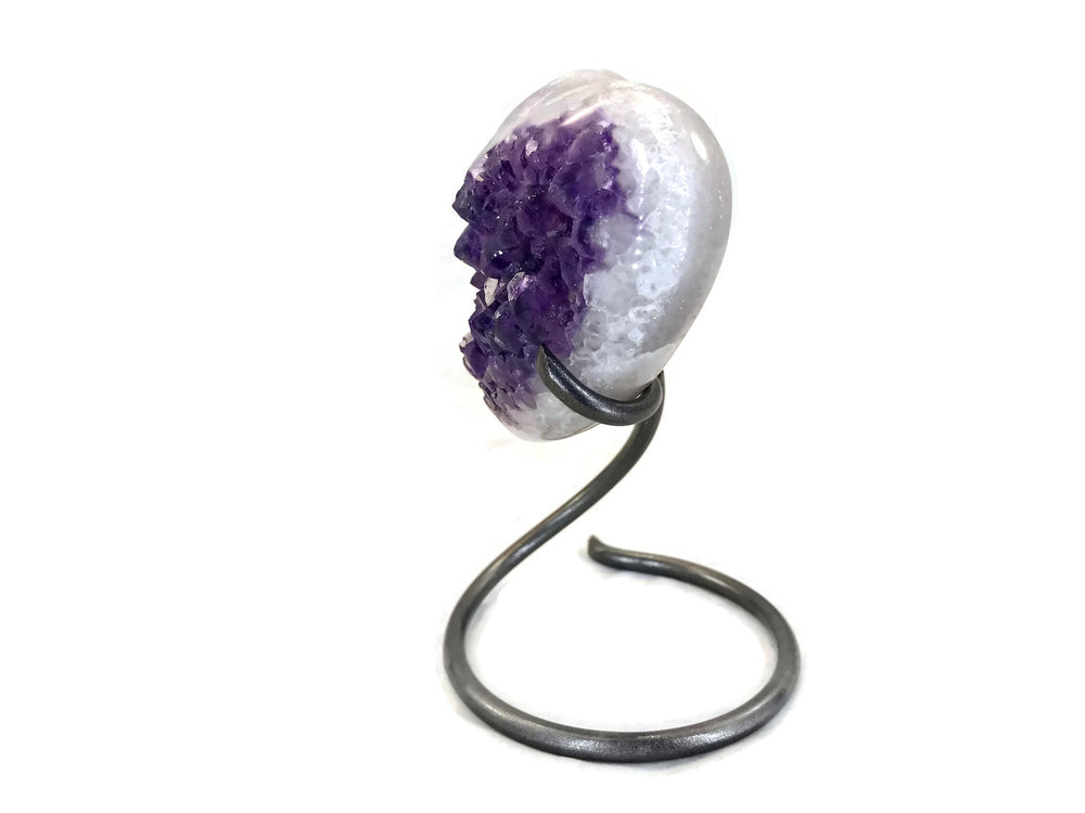 Standing Uruguayan Amethyst Heart