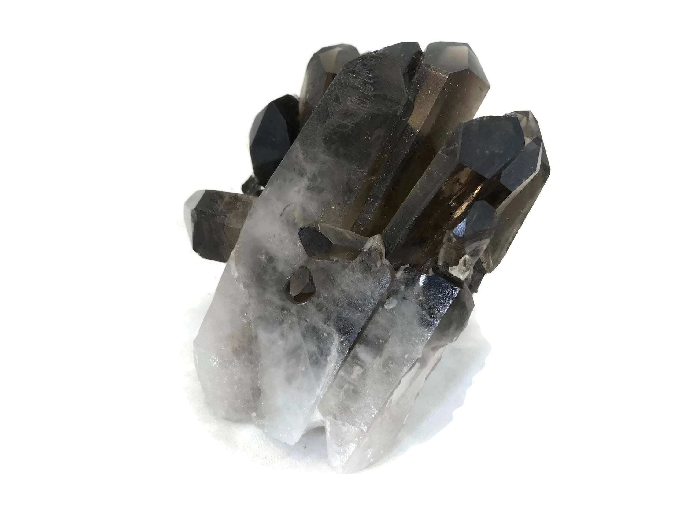 Black Quartz Cluster