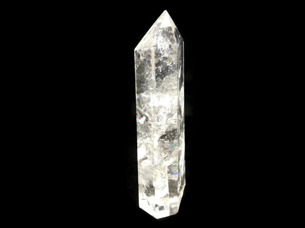 Tower of Clear Quartz Crystal with Inclusions