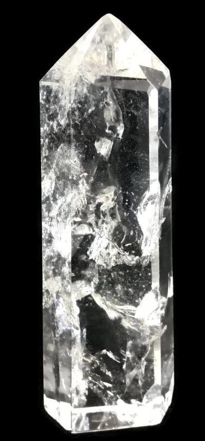 Tower of Clear Quartz Crystal with Inclusions