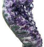 Green Agate Trimmed Amethyst