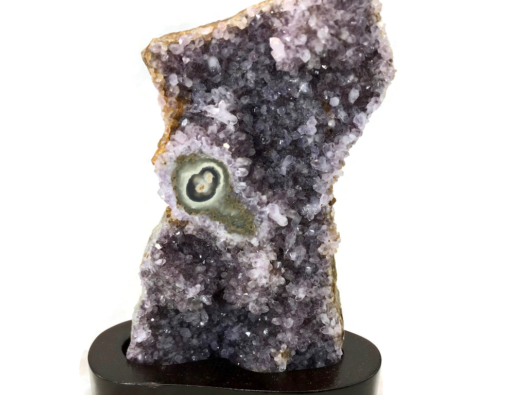 Green Eyed Uruguayan Amethyst Cluster