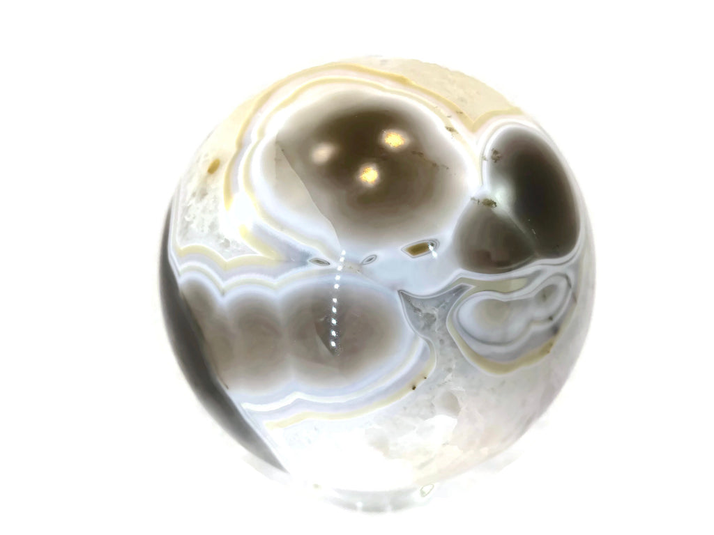 Lavender Amethyst with Agate Sphere