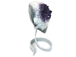 Standing Uruguayan Amethyst Heart