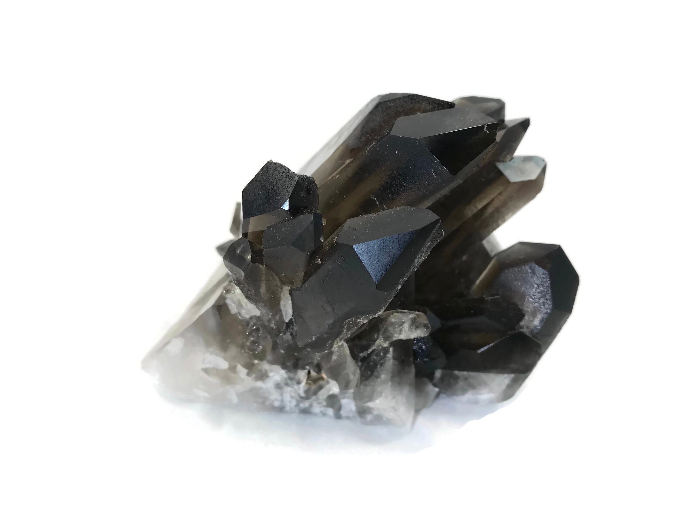 Black Quartz Cluster