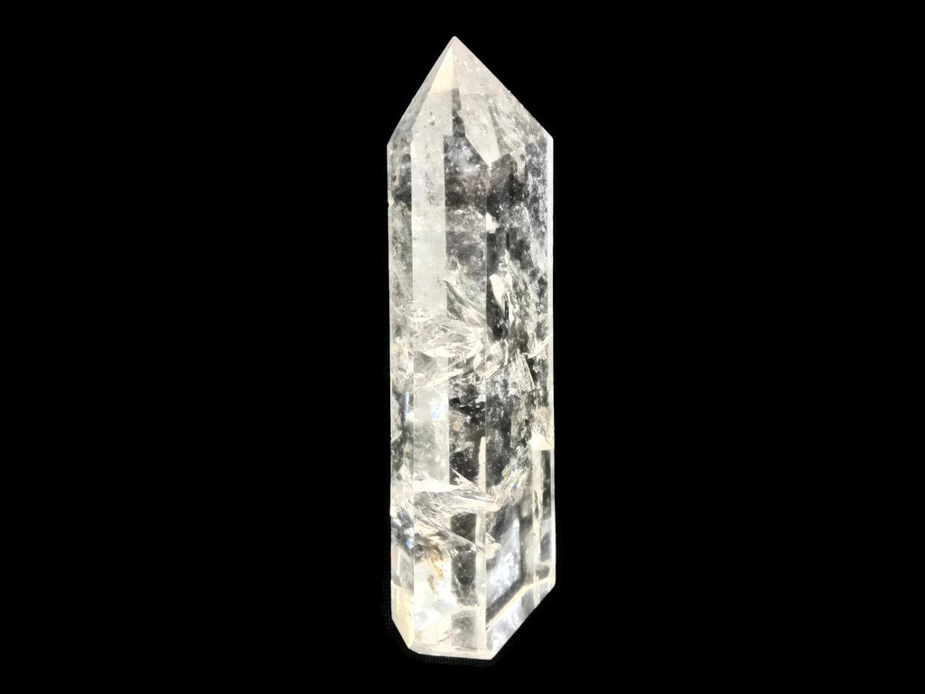 Tower of Clear Quartz Crystal with Inclusions