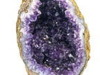 Unusual Blond Skinned Amethyst Geode with Custom Stand